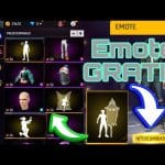 como puedo conseguir emotes para free fire